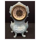 Narco, West Germany, ceramic 6in mantle clock w/