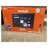 50in Onn Roku 4K Smart  TV