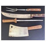 2 Chicago Cutlery pieces & Essentials fork