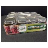 (12) 8 oz. Ball Quilted Jar