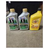 (3) Motor Oil Bottles, 5w-30