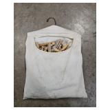 Clothespins & Canvas Bag w/ Hanger