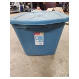 Rubbermaid Blue 18 Gal Storage Container