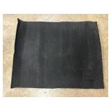 Black carpet piece