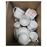 Assorted Ceramic Mugs & Dishes
