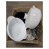 Misc Kitchen Dishes, Toothpick Holder & Cards