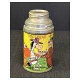 Aladdin metal thermos Yogi Bear & Friends