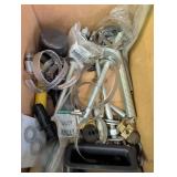 Misc hardware, clamps, bolts, screws, Auto 3M tape