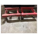 (2) 1250lb Professional Car Dolly Set
