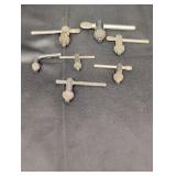 (7) Various size drill chucks