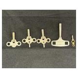 Metal Winding Clock Keys