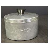 Aluminum Grease Canister & Lid