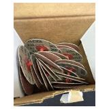 25 Quick Change 3in laminated cloth discs, new,