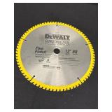 DeWalt 12in 80-Tooth Fine Finish Saw Blade, new