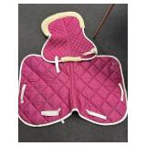 (2) Mae Equestrian Quilted English Saddle Pads