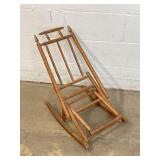 Vintage Collapsible Child's Rocking Chair Frame