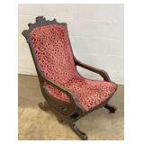 Antique Rocking Chair on Casters