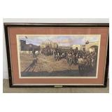 Artist Proof 'Decision at the Alamo' - Turner