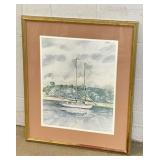 Framed Watercolor Print- Signed & Numbered