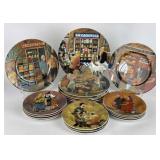 Gay Buffet 'Tuscan Storefronts' Plates