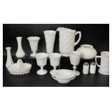 Selection of Milk Glass - Westmoreland & More