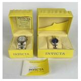 Invicta Men's and Ladies Watches in Cases