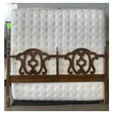 Vintage Wooden King Size Bed Frame