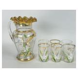 Vintage Painted Lemonade Set