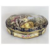 Limoge Painted Trinket Box