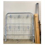 Antique Iron Full Size Bed Frame