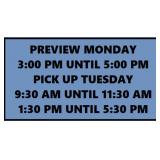 Pickup in Conroe, Tuesday, 4/15, or Shipping