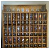 NFL Collectible Glasses with Wooden Stand