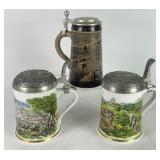 Vintage Franklin Porzellan & Heidelberg Steins