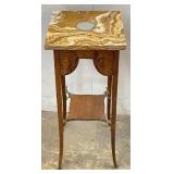 19th Century French Marble Top Stand