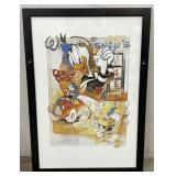 3 FT x 2 FT Joadoor Disney Donald Duck  - Signed
