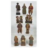 Assortment of Vintage Wood Figurines