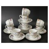 Winterling Bavaria Demitasse Cups and Saucers