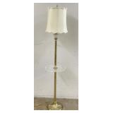 Waterford Crystal and Brass Floor Lamp