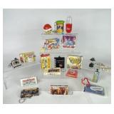 Assortment of Vintage Keychains - Hasbro & More