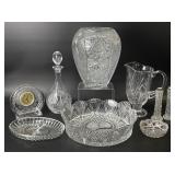 Crystal & Cut Glass w/ Sterling Silver