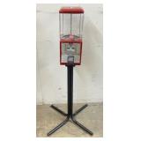 Northwestern Gumball Machine on Metal Stand