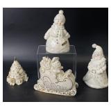 Assortment of Lenox Holiday Collection Decor