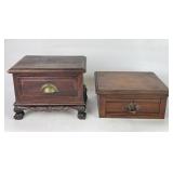 Selection of Vintage Wood Boxes