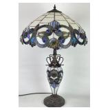 Tiffany Style Stained & Textured Shade Lamp