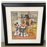 'The Great Storyteller' Framed Disney Print w/ COA