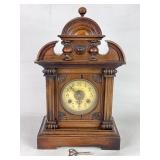 Vintage Wooden Case Mantel Clock