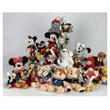 Assortment of Disney Bean Bag Plushies & More