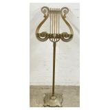 Vintage Brass Harp Music Stand