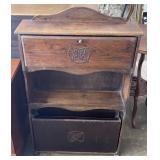 Vintage Secretary w/ Drop Down Front and Magazine