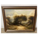 Framed Oil Painting - Signed